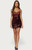 Edikted Women's Airi Sequin Lacey Cupped Mini Dress - 0271609690168