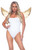 Leg Avenue Women's Gold Feather Wings Costume Kit - 0673611490024