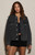 Pacsun Women's Black Oversized Jean Trucker Jacket - 0760603430001