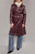 AZALEA WANG Women's Vivenne Merlot Trench Coat - 0272611590009