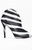 AZALEA WANG Women's Marisol Zebra Stiletto Booties - 0275611590168