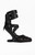 AZALEA WANG Women's Pirouette Black Wedge Pumps - 0275611590174