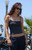 John Galt Women's Blue Skyler Polka Dot Tank Top - 0704601602128