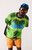 Studio by Supervsn Men's Green Studio Heat Map Short Sleeve Jersey - 0125603070015