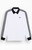 adidas Men's White 3-Stripes Long Sleeve Polo Rugby Shirt - 0103000250045