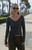 John Galt Women's Gray V-Neck Long Sleeve Sweater Top - 0704601602058