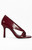 AZALEA WANG Women's Secret Burgundy Stiletto Sandals - 0275611590187