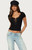 Edikted Women's Aino Crochet Ribbed Top - 0263609690567