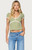 Edikted Women's Juli Lacey Ribbed V Neck Top - 0263609690570