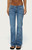 Edikted Women's Anola Studded Low Rise Bootcut Jeans - 0272609690004