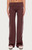 Edikted Women's Anica Stripey Mid Rise Fold Over Pants - 0268609690112