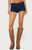 Edikted Women's Aggie Denim Micro Shorts - 0266609690176