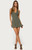 Edikted Women's Andra Studded Halter Mini Dress - 0271609690179