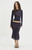 Miaou Women's Navy Aimee Midi Skirt - 0840717460004