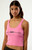 PLAY PALM ANGELS Women's Ribbed Tank Top - 0702513430008