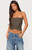 Edikted Women's Amei Asymmetrical Strapless Wrap Top - 0260609690290