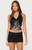 Edikted Women's Aelixa Floral Sequin Halter Top - 0263609690595