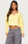 Edikted Women's Aima V-Neck Ribbed Knit Sweater - 0264609690029