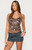 Edikted Women's Zanel Embroidered Beaded Halter Top - 0263609690615