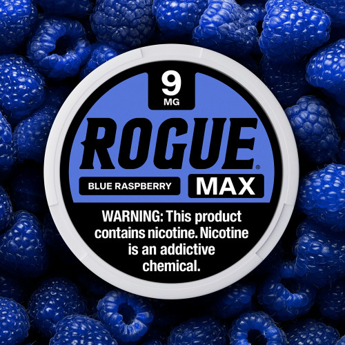 Rogue Max Nicotine Pouches - Blue Raspberry