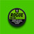 Can of Rogue 6mg Apple flavored pouches on bright green background