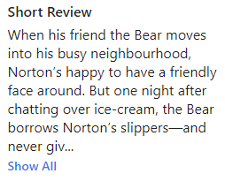 A sample of a short review.