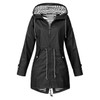 Women Waterproof Rain Jacket Hooded Raincoat