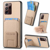 Carbon Fiber Card Bag Fold Stand Phone Case, Series 9
