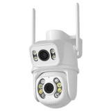 QX95 6MP WiFi Dual Camera Supports Two-way Voice Intercom & AI Recognition