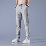 Men's Summer Thin Elastic Waist Pants