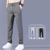 Men's Summer Thin Elastic Waist Pants