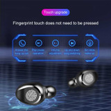 F9 TWS V5.0 Touch Control Binaural Wireless Bluetooth Headset with Charging Case and Digital Display