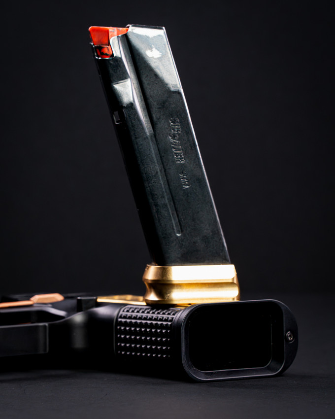 Competition 17 Round Magazine Brass Base Pad for the P365
