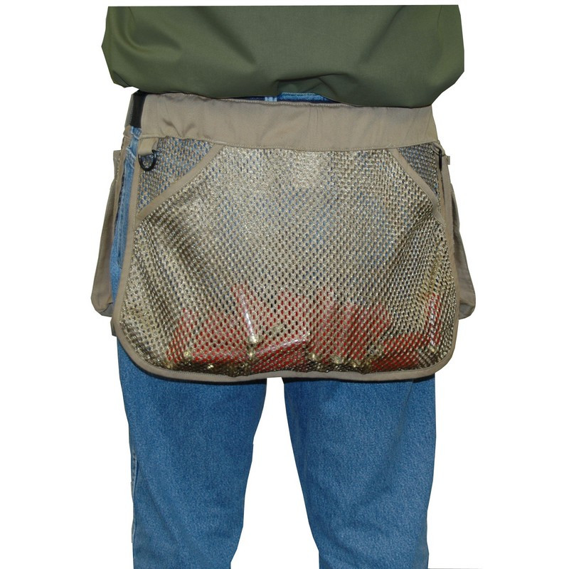 Shotshell Apron Boyt Bob Allen Half Mesh Shooting Apron - Rear Hull Pouch
