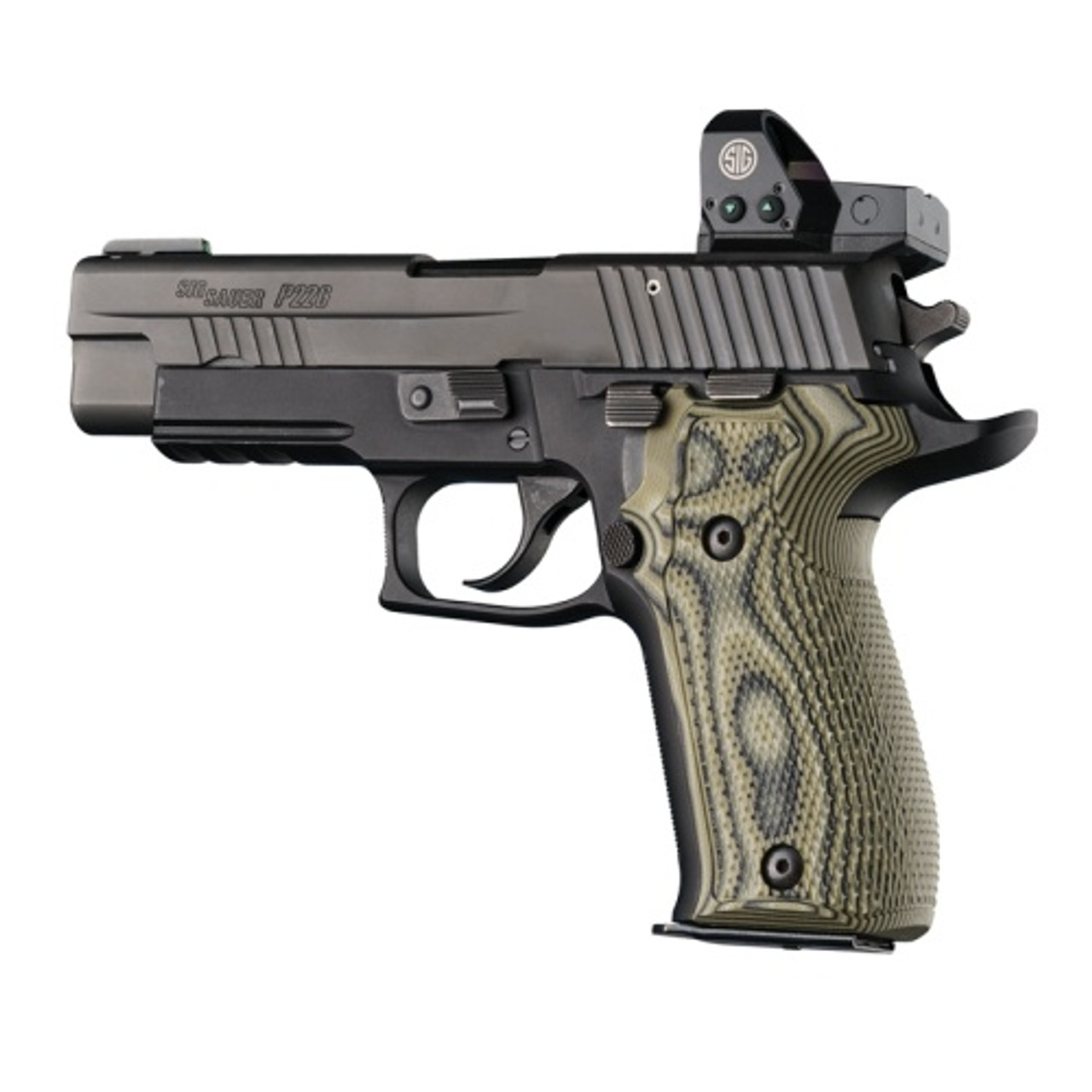 Hogue Inverse Checkered G10 Grip for Sig Sauer P226 Contour
