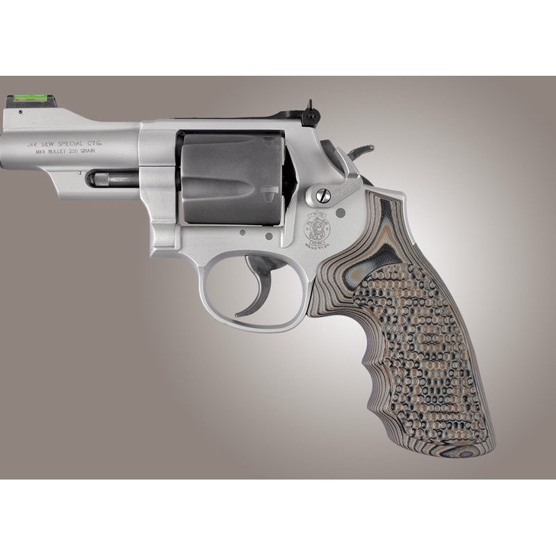 Hogue Piranha G10 Grips for S&W K&L Frame Round Butt