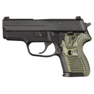 Hogue Sig Sauer P224 DA/SA Piranha G10 Grip - G-Mascus Green