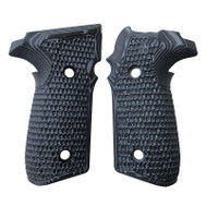 Hogue Sig Sauer P229 Contour Classic Piranha G10 Grip - G-Mascus Black