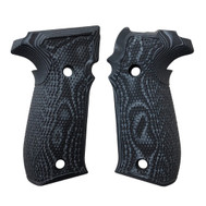 Hogue Sig Sauer P226 Contour Classic Grip Inverse Checkered - G-Mascus Black