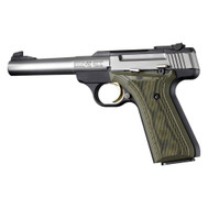 Hogue Browning BuckMark Checkered G10 Grips - G-Mascus Green Lava