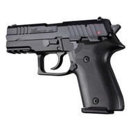 Hogue Rex Zero 1 Compact Smooth G10 Grip - Solid Black