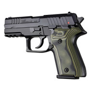 Hogue Rex Zero 1 Compact Smooth G10 Grip - G-Mascus Green Lava