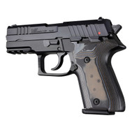 Hogue Rex Zero 1 Compact Smooth G10 Grip - G-Mascus Black/Gray