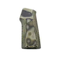 Hogue AR-15/M16 15° Vertical Piranha G10 Grips - G-Mascus Green Lava