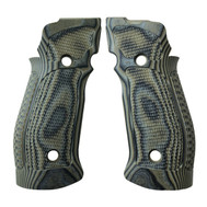 Hogue Sig Sauer P226 SAO X5 Magrip Piranha G10 Grip - G-Mascus Green Lava