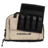 Hogue Medium Double Pistol Bag with Magazine Pouch - FDE