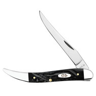 Case Jigged Rough Black Synthetic Medium Texas Toothpick Knife