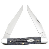Case Crandall Jig Pocket Worn Gray Bone CS Muskrat Knife