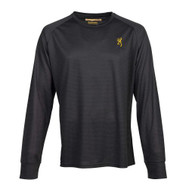 Browning Long Sleeve Tech Shirt - Carbon Gray