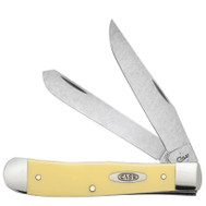 Case Yellow Synthetic Trapper Knife with clip